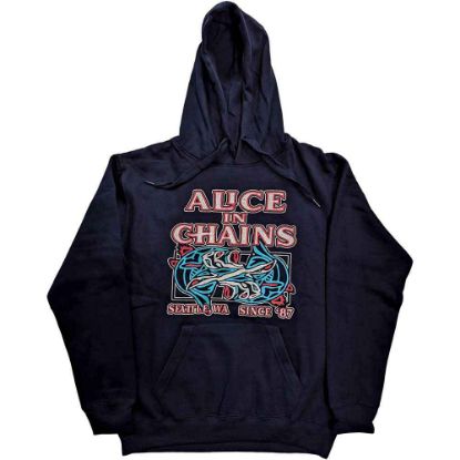 Picture of Alice In Chains Unisex Pullover Hoodie: Totem Fish (Small)