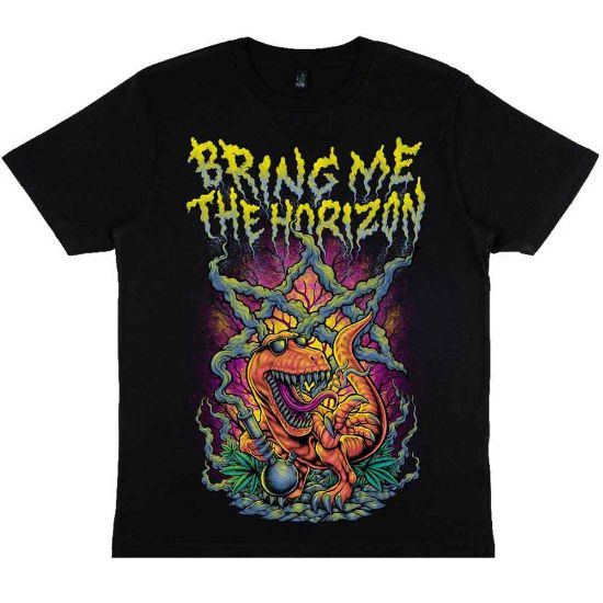 Picture of Bring Me The Horizon Unisex T-Shirt: Smoking Dinosaur