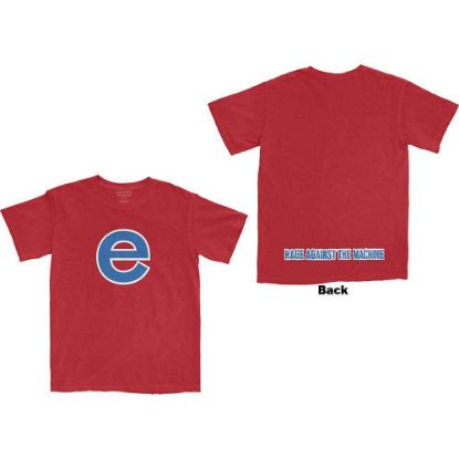 Picture of Rage Against The Machine Unisex T-Shirt: Big E Back Print
