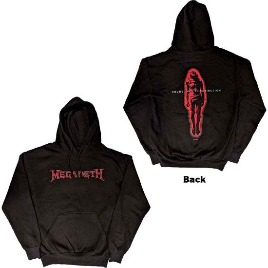 Picture of Megadeth Unisex Pullover Hoodie: Countdown To Extinction Back Print