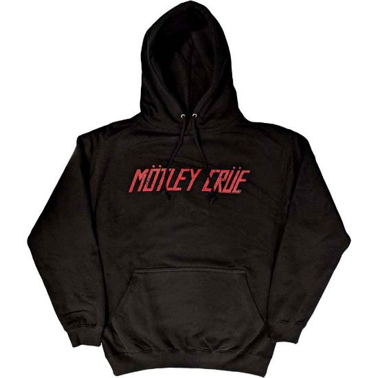 Picture of Motley Crue Unisex Pullover Hoodie: Distressed Logo