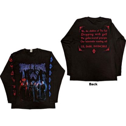 Picture of Cradle Of Filth Unisex Long Sleeve T-Shirt: Existence Band Back & Sleeve Print