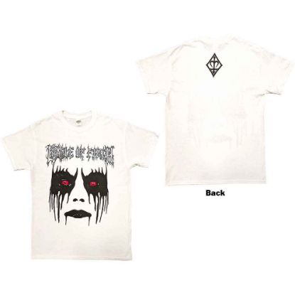 Picture of Cradle Of Filth Unisex T-Shirt: Dani Make Up Back Print