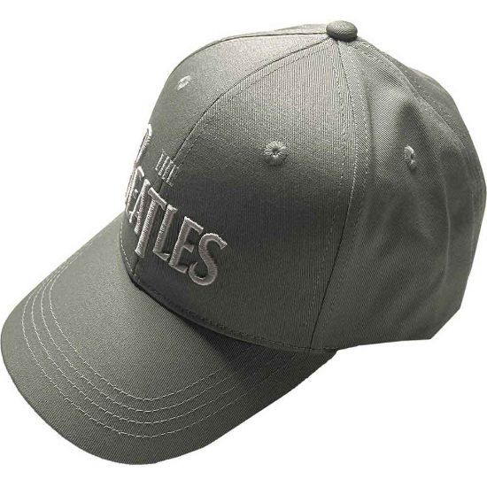 Picture of The Beatles Unisex Baseball Cap: White Drop T Logo