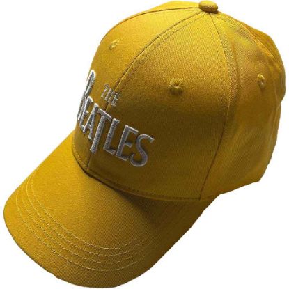 Picture of The Beatles Unisex Baseball Cap: White Drop T Logo