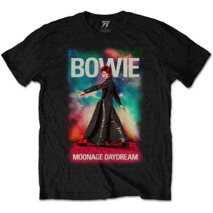 Picture of David Bowie Unisex T-Shirt: Moonage 11 Fade