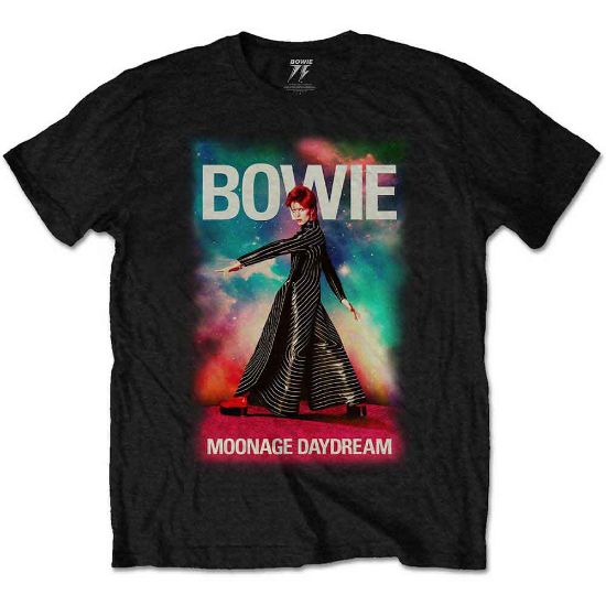 Picture of David Bowie Unisex T-Shirt: Moonage 11 Fade