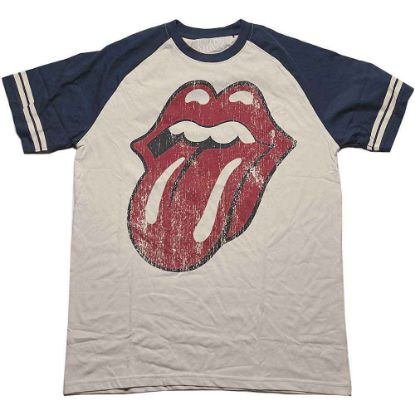 Picture of The Rolling Stones Unisex Raglan T-Shirt: Lick