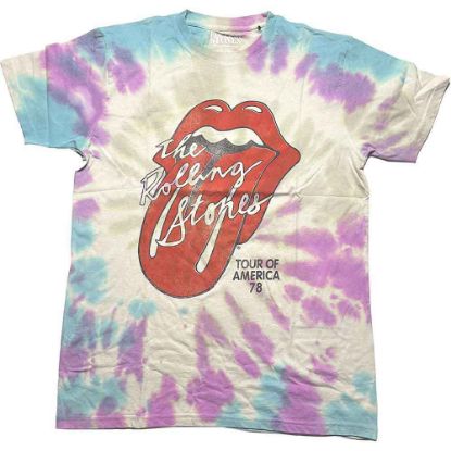 Picture of The Rolling Stones Unisex T-Shirt: Tour of USA '78 Wash Collection