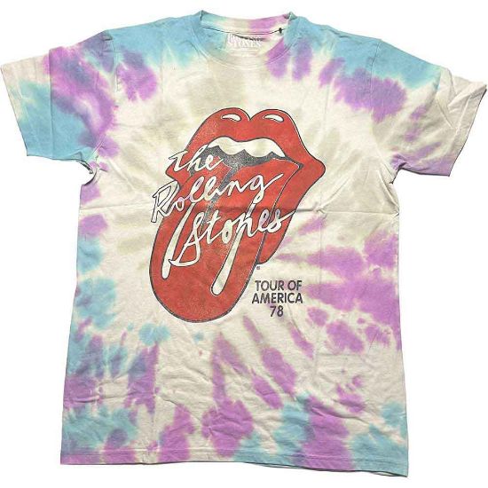 Picture of The Rolling Stones Unisex T-Shirt: Tour of USA '78 Wash Collection