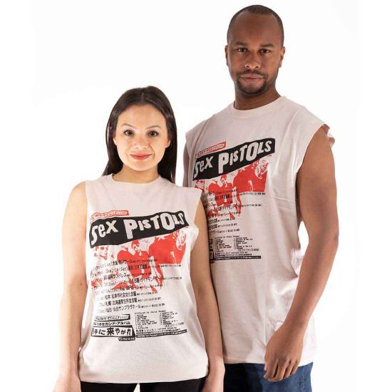 Picture of The Sex Pistols Unisex Tank T-Shirt: Filthy Lucre Embellished