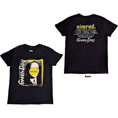 Picture of Green Day Unisex T-Shirt: Nimrod Tracklist Back Print