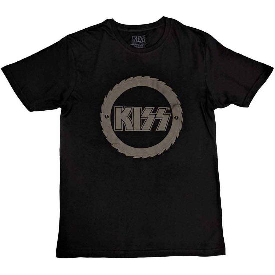 Picture of KISS Unisex T-Shirt: Buzzsaw Logo Hi-Build