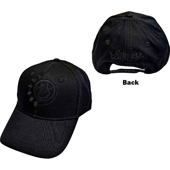 Picture of Blink-182 Unisex Baseball Cap: Black Six Arrow Smile