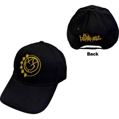 Picture of Blink-182 Unisex Baseball Cap: Yellow Six Arrow Smile