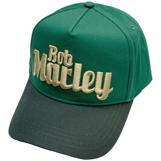 Picture of Bob Marley Unisex Baseball Cap: Text Logo