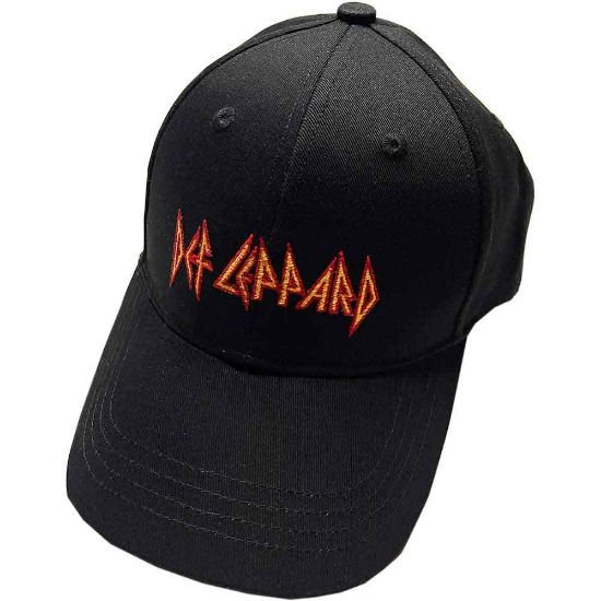 Picture of Def Leppard Unisex Baseball Cap: Text Logo