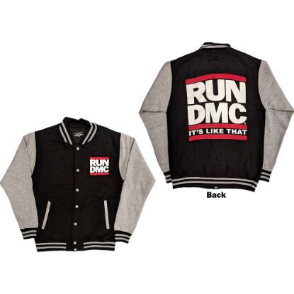 Picture of Run DMC Unisex Varsity Jacket: It's Like That (Back Print)