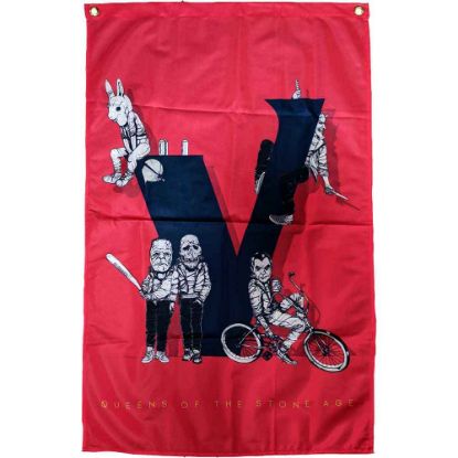 Picture of Queens Of The Stone Age Textile Poster: Villains (Ex-Tour)