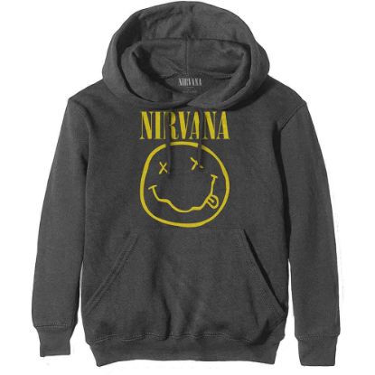 Picture of Nirvana Unisex Pullover Hoodie: Yellow Happy Face