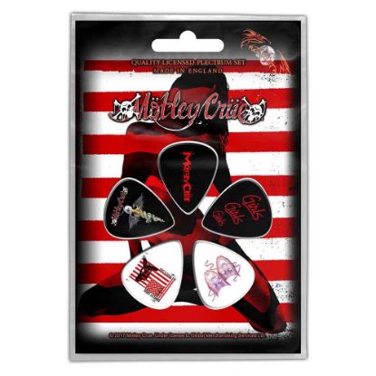 Picture of Motley Crue Plectrum Pack: Red, White & Crue