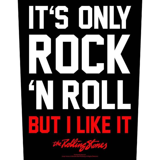 Picture of The Rolling Stones Back Patch: It's Only Rock N' Roll