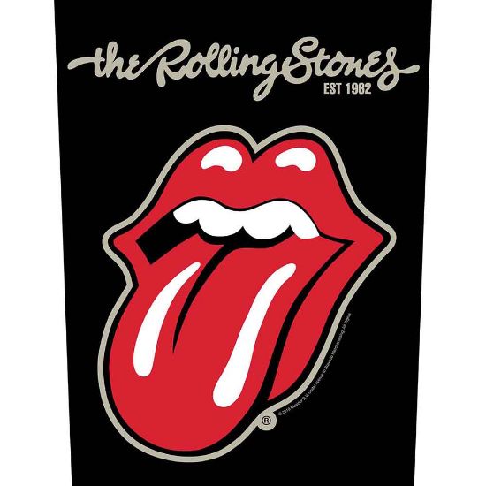 Picture of The Rolling Stones Back Patch: Plastered Tongue