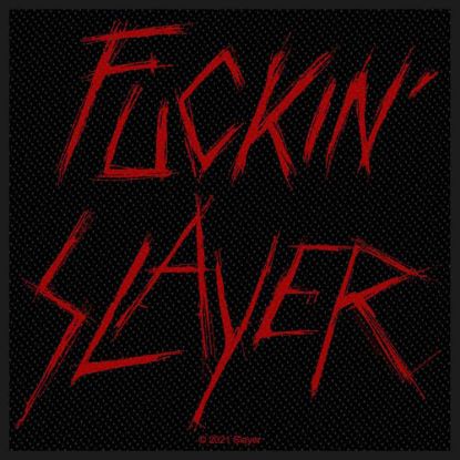 Picture of Slayer Woven Patch: Fuckin' Slayer (Standard)