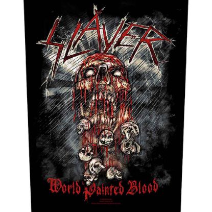 Picture of Slayer Back Patch: World Painted Blood
