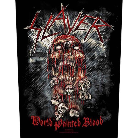 Picture of Slayer Back Patch: World Painted Blood