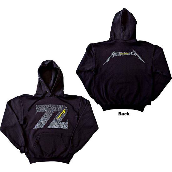 Picture of Metallica Unisex Pullover Hoodie: 72 Seasons Charred Logo Back Print