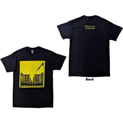 Picture of Metallica Unisex T-Shirt: 72 Seasons Burnt Crib Back Print