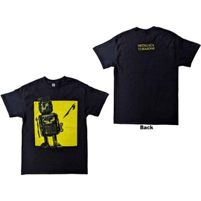 Picture of Metallica Unisex T-Shirt: 72 Seasons Burnt Robot Back Print