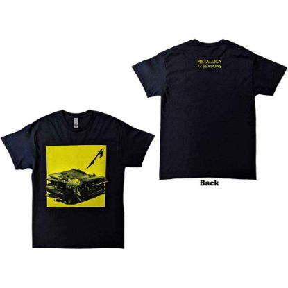 Picture of Metallica Unisex T-Shirt: 72 Seasons Burnt Vinyl Back Print