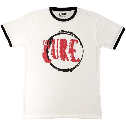 Picture of The Cure Unisex Ringer T-Shirt: Circle Logo