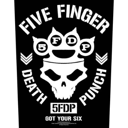 Picture of Five Finger Death Punch Back Patch: Got Your Six