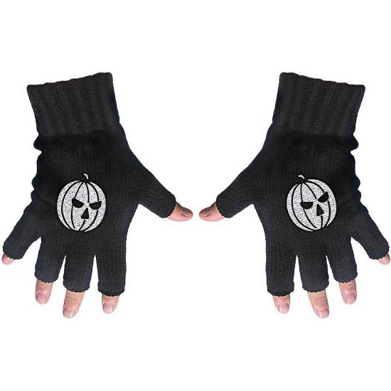 Picture of Helloween Unisex Fingerless Gloves: Pumpkin