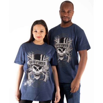 Picture of Guns N' Roses Unisex T-Shirt: Faded Skull  