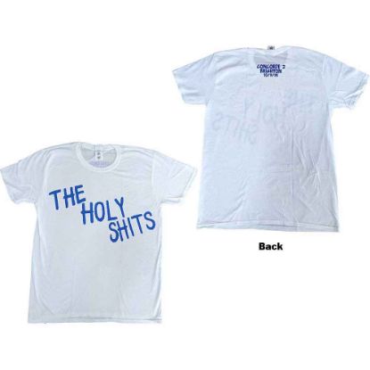 Picture of Foo Fighters Unisex T-Shirt: The Holy Shits Brighton 2014 Ex-Tour Back Print (Medium)