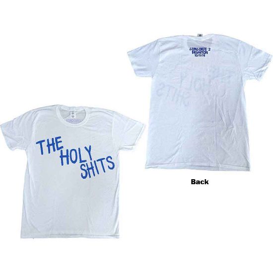 Picture of Foo Fighters Unisex T-Shirt: The Holy Shits Brighton 2014 Ex-Tour Back Print (Medium)