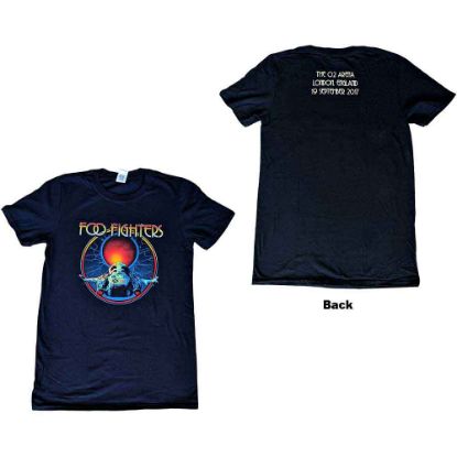 Picture of Foo Fighters Unisex T-Shirt: O2 Arena 2017 Ex-Tour Back Print (Small)