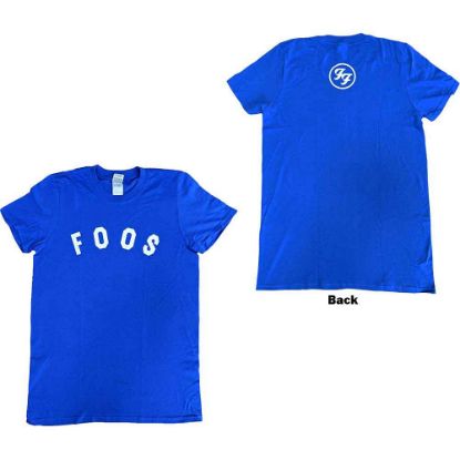 Picture of Foo Fighters Unisex T-Shirt: Foos Logo Ex-Tour Back Print (Small)