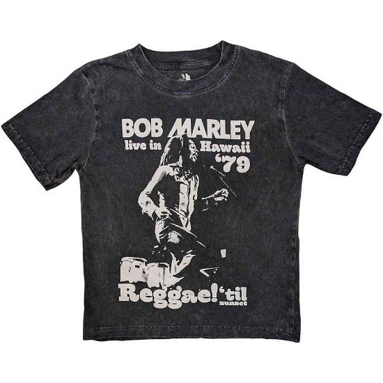 Picture of Bob Marley Kids T-Shirt: Hawaii Snow Wash Wash Collection (3-4 Years)