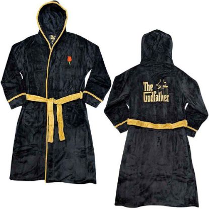 Picture of The Godfather Unisex Bathrobe: Rose & Logo  (Small - Medium)