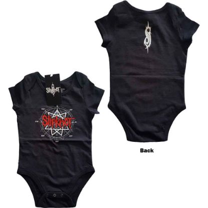 Picture of Slipknot Kids Baby Grow: Star Logo (Back Print) (3-6 Months)