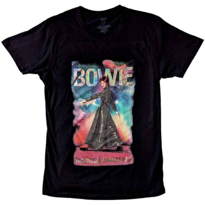 Picture of David Bowie Unisex T-Shirt: Moonage 11 Fade Embellished