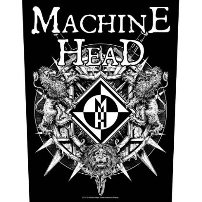 Picture of Machine Head Back Patch: Crest With Swords