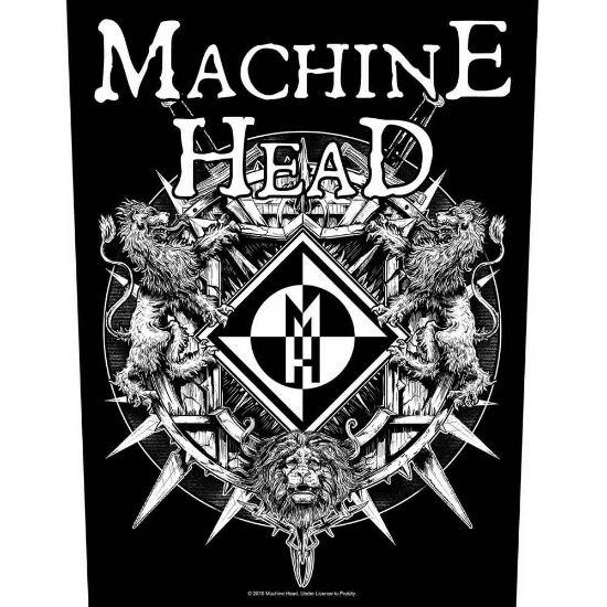 Picture of Machine Head Back Patch: Crest With Swords