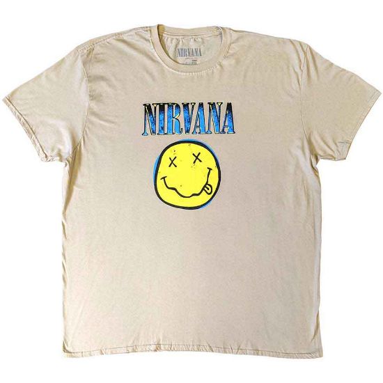 Picture of Nirvana Unisex T-Shirt: Xerox Happy Face (XXX-Large)