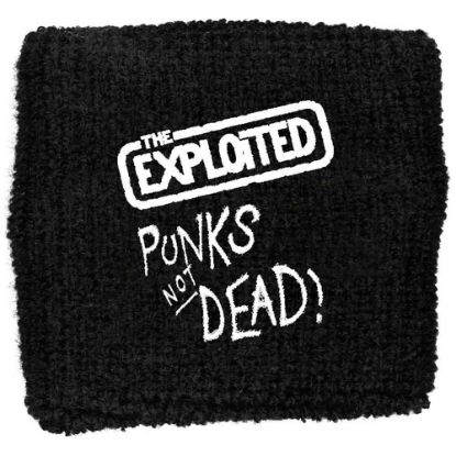 Picture of The Exploited Embroidered Wristband: Punks Not Dead (Loose)